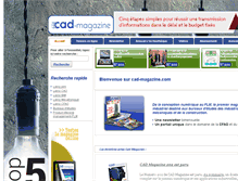 Tablet Screenshot of cad-magazine.com